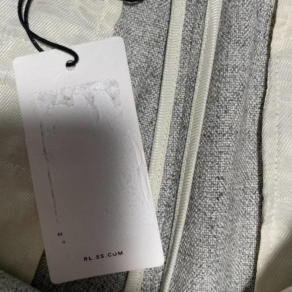 Reiss Brianna Wool Blend Cargo Gray Pants Sz. - Picture 10 of 15